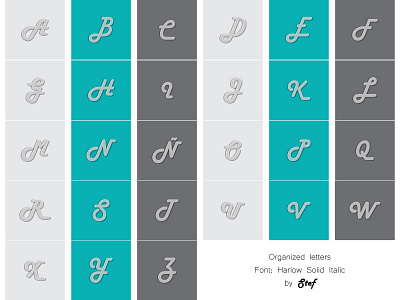 Spanish Alphabet alphabet art composition design