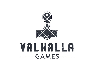 Valhalla Games kubb logo norse viking