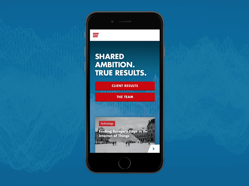 Mobile Spec Work animation clean menu mobile mobile menu mobile search simple siteworx ui ux
