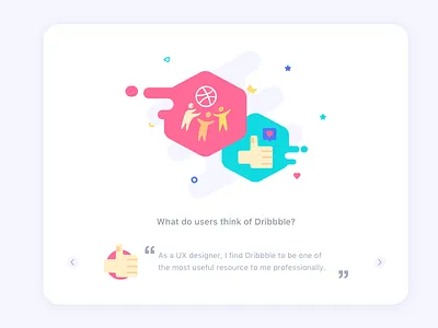 #008 - Testimonials 100 days ui design challenge dribbble illustration review testimonials ui ux visual design