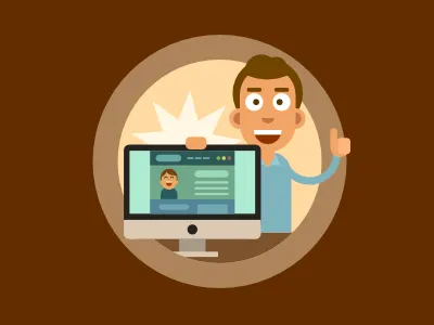 Icon web design affinity designer computer flat design icon illustration vector web design