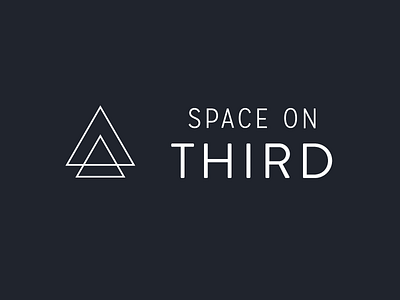 Space on Third branding logo triangle