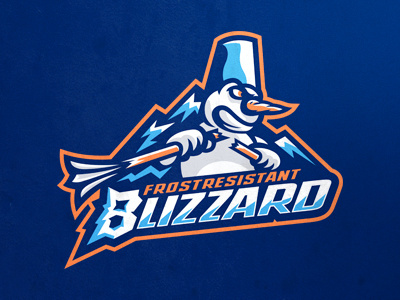 Blizzard frostresistant (FOR SALE) b blizzard esport free ice logo mascot sport team