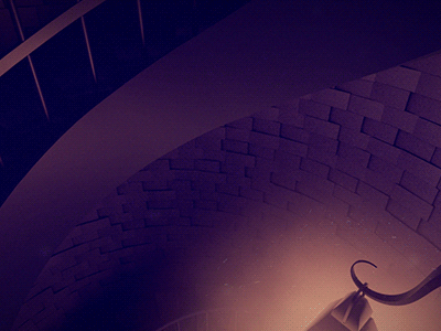Lantern 04 animation c4d daily lantern lighting modeling procedural render spiral staircase tracking shot weekly