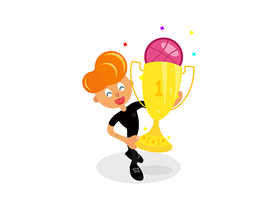 Hello Dribbble colors dribbble happy