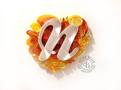 JJBLN | Special One gift mom mother mothers day n paper paper art paper illustration quilling