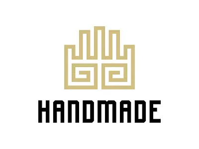 Handmade brand branding crafts logo logodesign