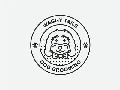Dog Grooming Logo dog dog grooming illustration logo design