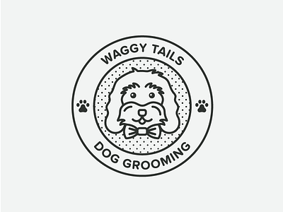 Dog Grooming Logo dog dog grooming illustration logo design