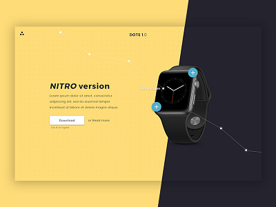 App Landing Template app application ios iwatch landing landing page smartwatch website