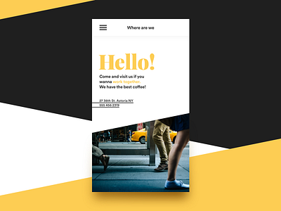 Daily UI Challenge #028 — Contact 028 challenge contact daily dailyui new york ui ux web