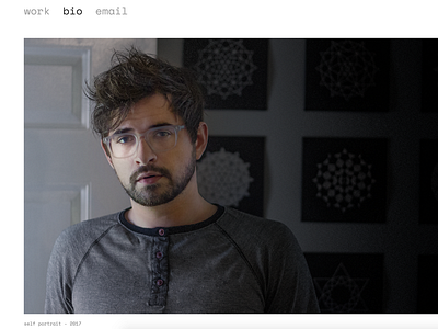 it's all happening portfolio portrait selfie