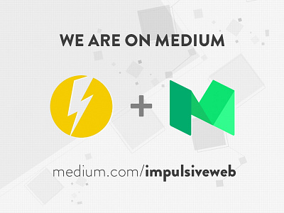 We Are on Medium Now banner medium