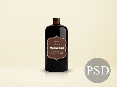 Bottle Mockup PSD coffee bottle mockup coffee jar mockup coffee mockup label mockups logo mockup logo mockups