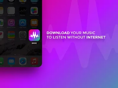 Move Player app banner logo ui ux