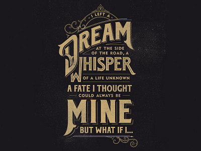 Elles Bailey 'What If I' Poster custom type graphic design illustrated typography lettering poster design type design