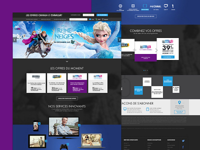 Website TV offer abonnement subscription vitrine web