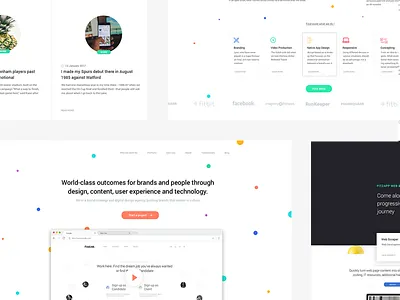 Creative Agency Web Design - We design and build agency creative design gallery interface mobile portfolio responsive theme ui ux web