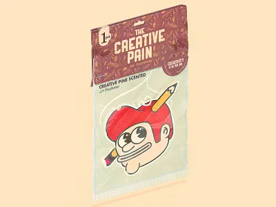 The Creative Pain Air freshener air freshener cars labels pine scent smells vector