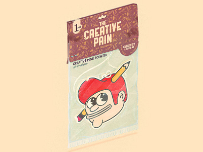 The Creative Pain Air freshener air freshener cars labels pine scent smells vector