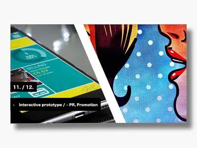 Split presentation shot design presentation sketch split screen