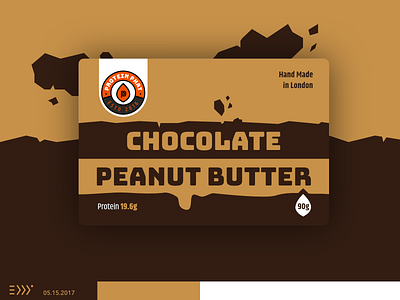 Chocolate & Peanut Butter cake chocolate eddy fitness food healthy label natural packaging peanut plant sweets