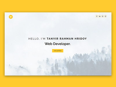 Tanvir Rahman Hridoy | Personal Website bootstrap creative designer hridoy new personal portfolio programmer resume tanvir vcard work