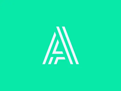'A' Letterform a letter letterform lines logo shape type typography