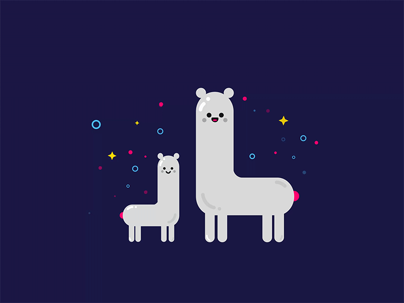 Favorite alpaca gif interface lovely state twinkle ui