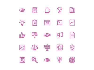 Business and Marketing Icon Pack business design icon icon pack icon set marketing user interface web