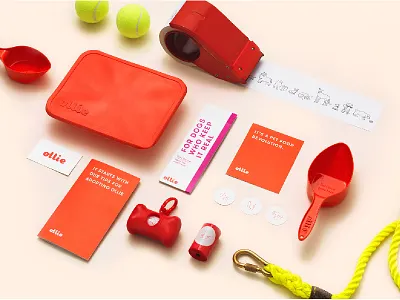 Ollie Print Design dog dog food illustration packaging pet