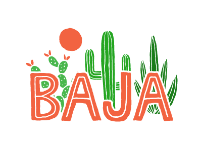 BAJA color design drawing graphic design illustration illustrator simple