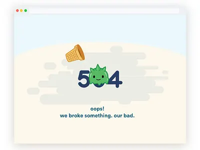 504 Page - imzy 504 empty state error