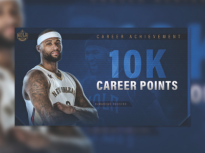 Cousins 10K basketball nba new orleans pelicans