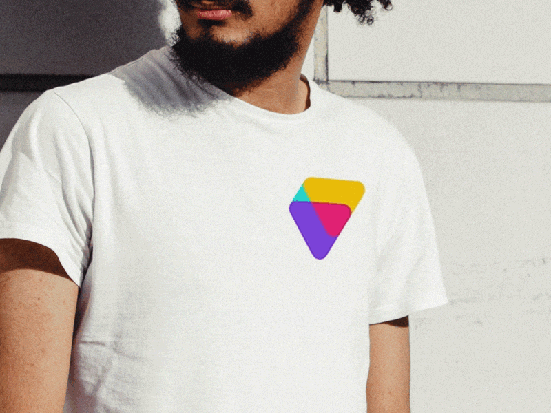 Our hearts beat for our new look apparel design heart heartbeat logo prism shirt tshirt