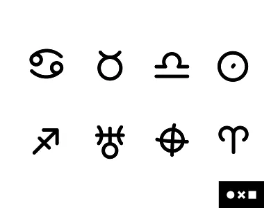Zodiak Set astrology file free icon icons thenounproject ui user web zodiac
