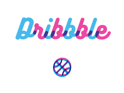 Dribble Logo 3d basketball curve logo mix move movement shot typo