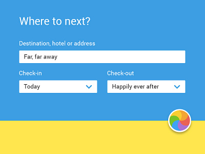 Is it summer yet? booking flat design google hotel material material design minimal reservation summer ui