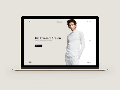Fb. - Home Page Fashion Store blog clean grid layout minimal modern online page template web websit