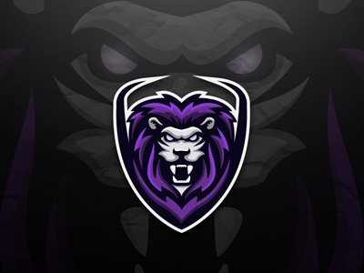 Lion Mascot Logo | Lion eSports Logo blue esport esports game gaming lion logo mascot sport team video