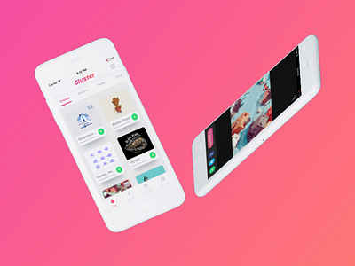 Cluster design inspiration ios ios app ui ux weather