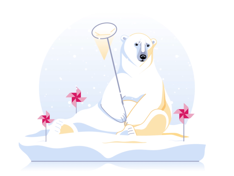 Summer Is Coming animation gif kvas russia snow summer weather