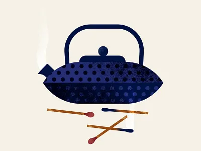 Japanese Tea: Tetsubin green tea illustration japan tea tea pot tetsubin