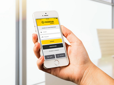 Prosegur / Product Design - 2015 app product design ux visual design
