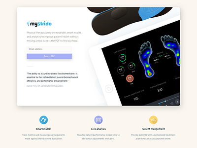 Health Kit Landing Page health landing page website