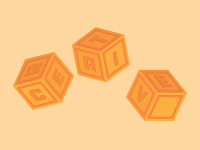 Creative Block(s) blocks creative block flat design