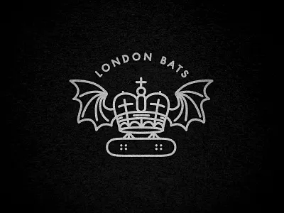 London Bats bat crown london skateboard