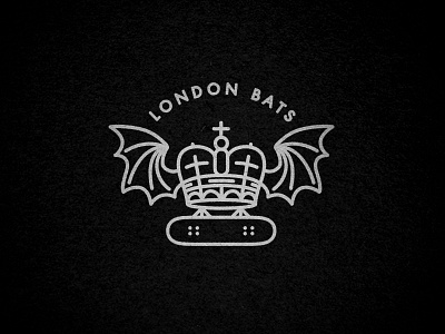 London Bats bat crown london skateboard