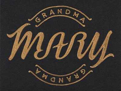 Mary Ambigram flip illusion lettering letters rotate script turn typography words writing