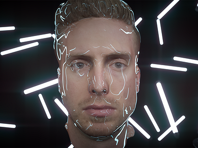 Self Portrait 1 cinema 4d octane photogrammetry retopologize self portrait